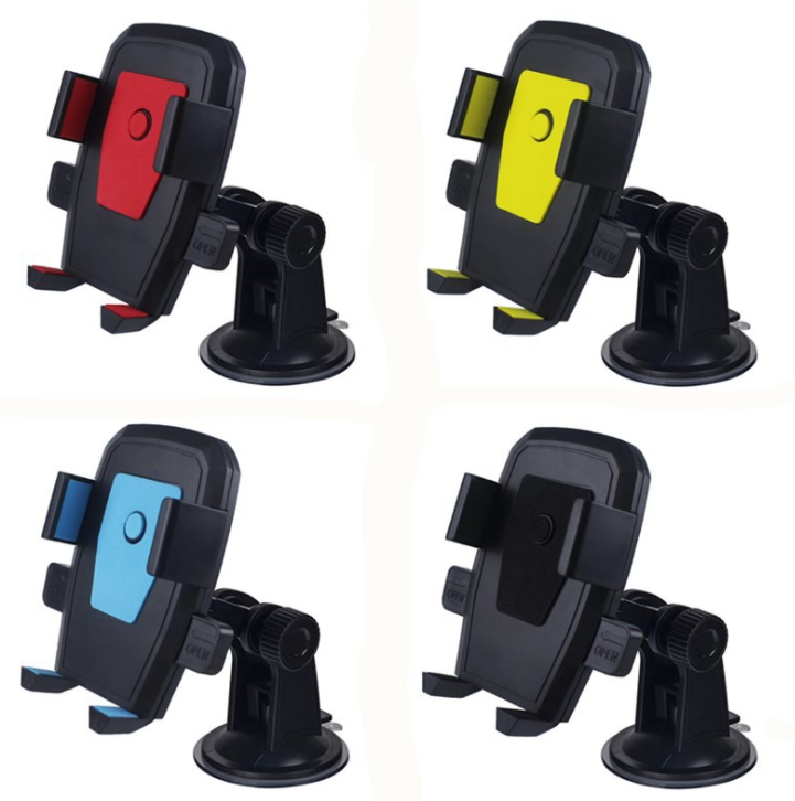 EXIOSUM Universal Car Phone Holder with Suction Cup B<i></i>ase - 360 Degree Rotating Dashboard Windshield